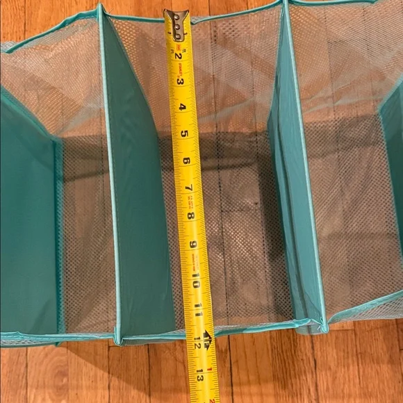 Teal Hanging Organizer for handbags/shoes/scarves/sweaters - Picture 12 of 15